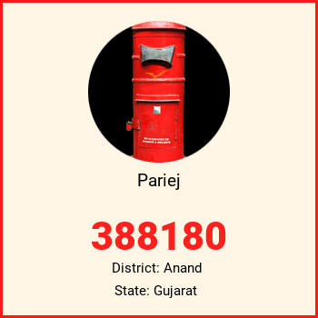 Pariej pin code, district Anand in Gujarat
