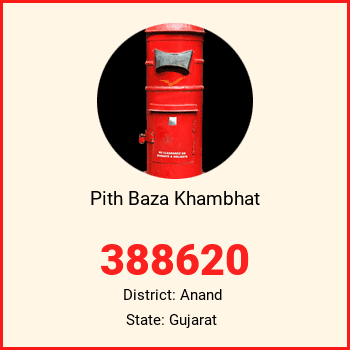Pith Baza Khambhat pin code, district Anand in Gujarat