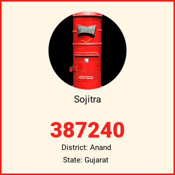 Sojitra pin code, district Anand in Gujarat