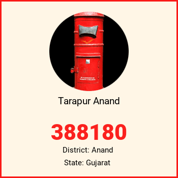 Tarapur Anand pin code, district Anand in Gujarat