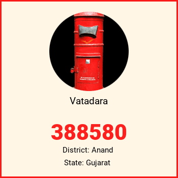 Vatadara pin code, district Anand in Gujarat