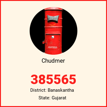 Chudmer pin code, district Banaskantha in Gujarat