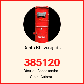 Danta Bhavangadh pin code, district Banaskantha in Gujarat