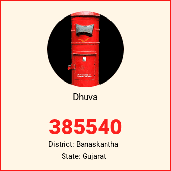 Dhuva pin code, district Banaskantha in Gujarat