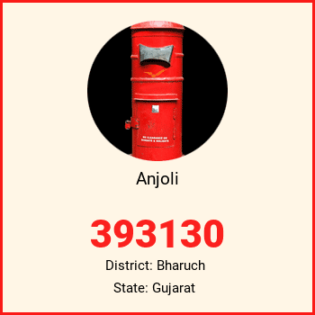 Anjoli pin code, district Bharuch in Gujarat