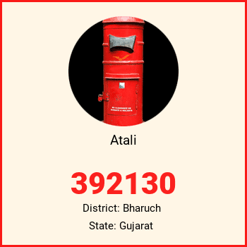 Atali pin code, district Bharuch in Gujarat