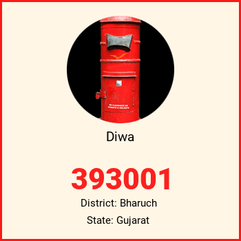 Diwa pin code, district Bharuch in Gujarat