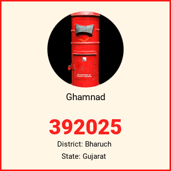 Ghamnad pin code, district Bharuch in Gujarat
