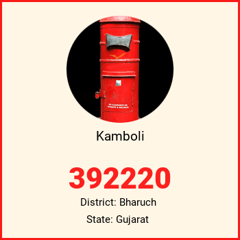 Kamboli pin code, district Bharuch in Gujarat