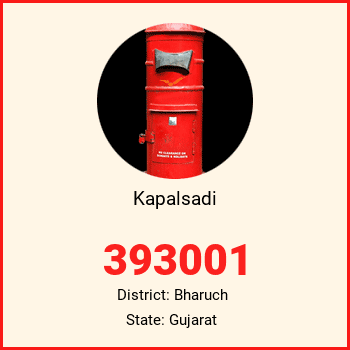 Kapalsadi pin code, district Bharuch in Gujarat