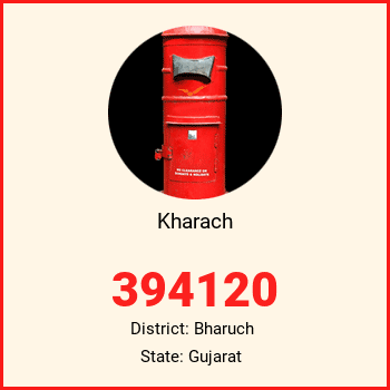 Kharach pin code, district Bharuch in Gujarat