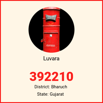 Luvara pin code, district Bharuch in Gujarat