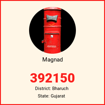 Magnad pin code, district Bharuch in Gujarat