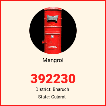 Mangrol pin code, district Bharuch in Gujarat
