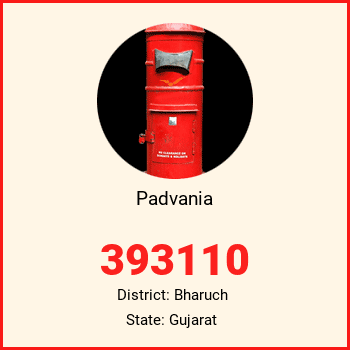 Padvania pin code, district Bharuch in Gujarat
