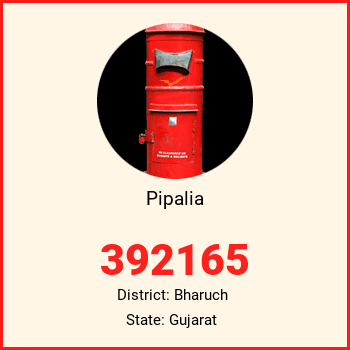 Pipalia pin code, district Bharuch in Gujarat
