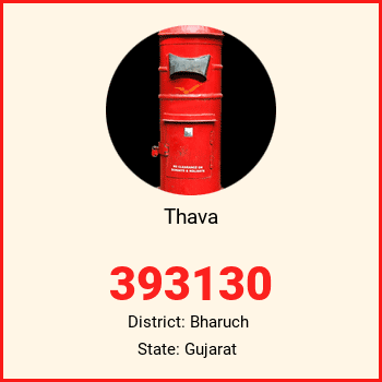 Thava pin code, district Bharuch in Gujarat