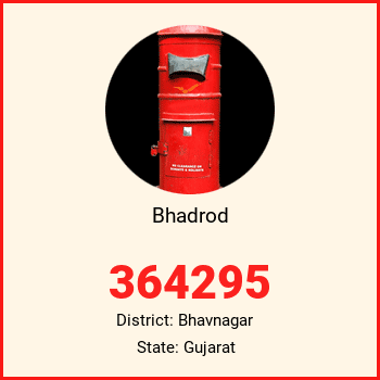 Bhadrod pin code, district Bhavnagar in Gujarat