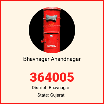 Bhavnagar Anandnagar pin code, district Bhavnagar in Gujarat