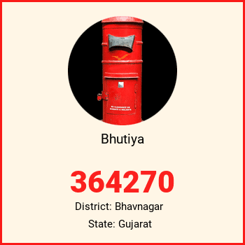 Bhutiya pin code, district Bhavnagar in Gujarat