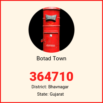 Botad Town pin code, district Bhavnagar in Gujarat