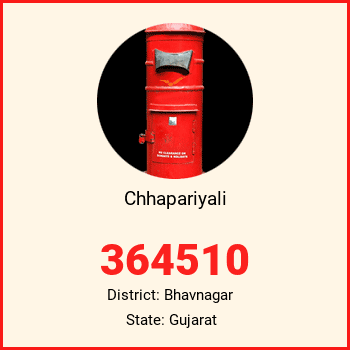 Chhapariyali pin code, district Bhavnagar in Gujarat