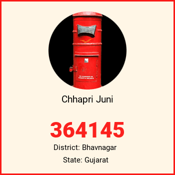 Chhapri Juni pin code, district Bhavnagar in Gujarat