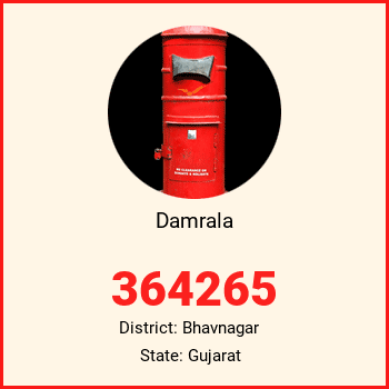Damrala pin code, district Bhavnagar in Gujarat
