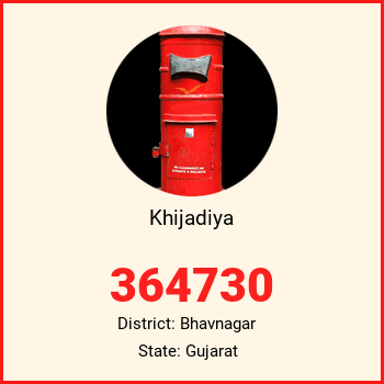Khijadiya pin code, district Bhavnagar in Gujarat