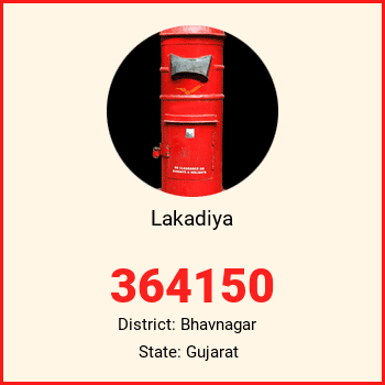 Lakadiya pin code, district Bhavnagar in Gujarat