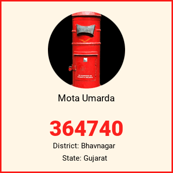 Mota Umarda pin code, district Bhavnagar in Gujarat