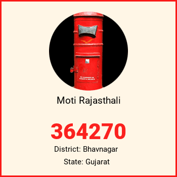 Moti Rajasthali pin code, district Bhavnagar in Gujarat