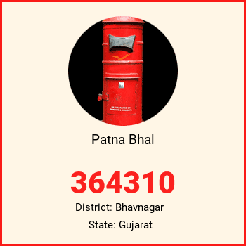 Patna Bhal pin code, district Bhavnagar in Gujarat