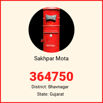 Sakhpar Mota pin code, district Bhavnagar in Gujarat