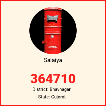 Salaiya pin code, district Bhavnagar in Gujarat