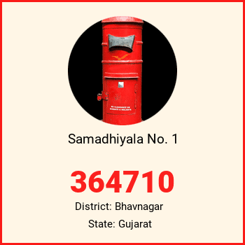 Samadhiyala No. 1 pin code, district Bhavnagar in Gujarat