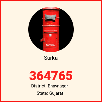 Surka pin code, district Bhavnagar in Gujarat