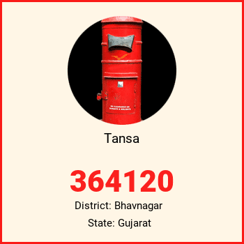 Tansa pin code, district Bhavnagar in Gujarat