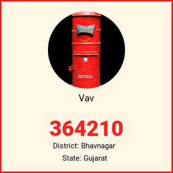 Vav pin code, district Bhavnagar in Gujarat