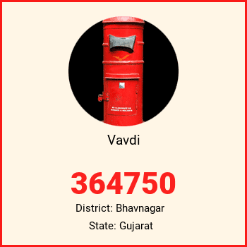 Vavdi pin code, district Bhavnagar in Gujarat