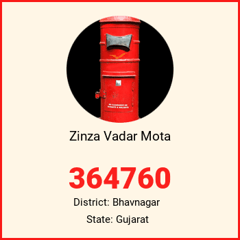 Zinza Vadar Mota pin code, district Bhavnagar in Gujarat