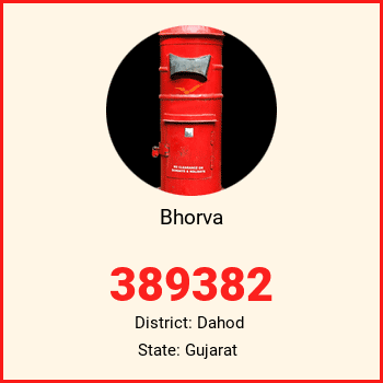 Bhorva pin code, district Dahod in Gujarat