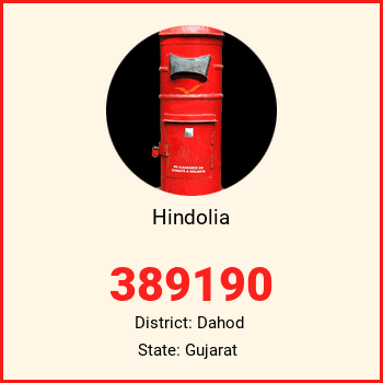 Hindolia pin code, district Dahod in Gujarat