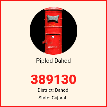 Piplod Dahod pin code, district Dahod in Gujarat