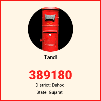Tandi pin code, district Dahod in Gujarat