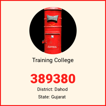 Training College pin code, district Dahod in Gujarat
