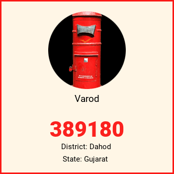 Varod pin code, district Dahod in Gujarat