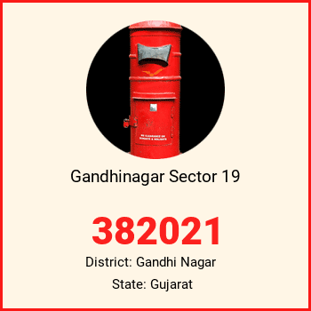 Gandhinagar Sector 19 pin code, district Gandhi Nagar in Gujarat