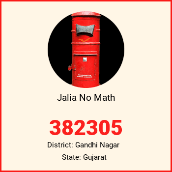 Jalia No Math pin code, district Gandhi Nagar in Gujarat