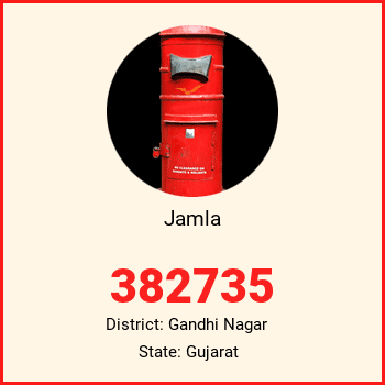 Jamla pin code, district Gandhi Nagar in Gujarat